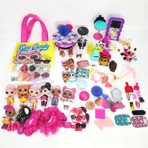 LOL Surprise Doll Lot Tots Lil Sisters Furniture Clothes Shoes Pets Glasses Bag